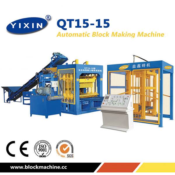 Various Frequency Germany Technology QT15-15 Big China Concrete Brick Making Machine 