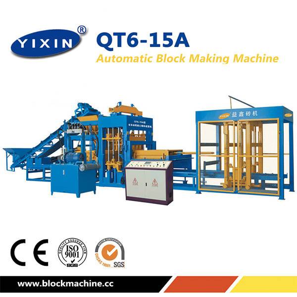 Chine Best Model QT6-15 Interlocking Color Paver Production Machine