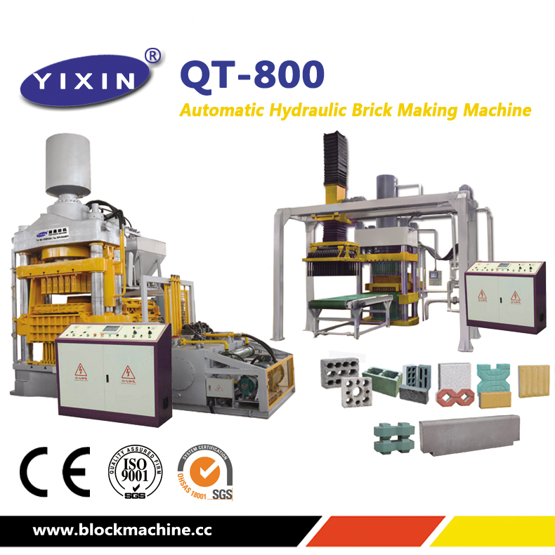 automatic hydraulic brick making machine 