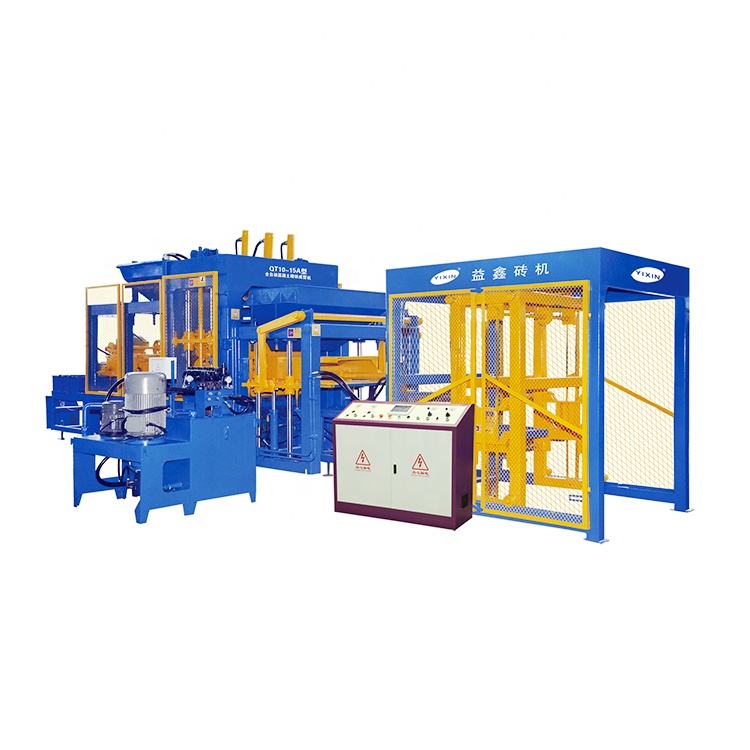 QT10-15 Germany Technology Color Paver Qunfeng Hollow Block Making Machine